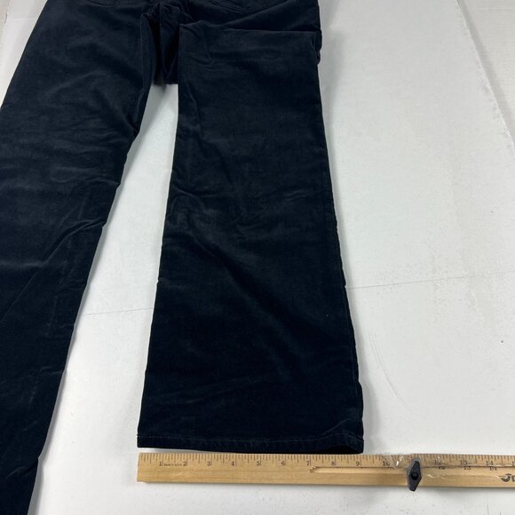 Adriano Goldschmid Pant Women 27x33 High Rise Alexis Bootcut Black Velvet Tag 27 - Picture 11 of 16